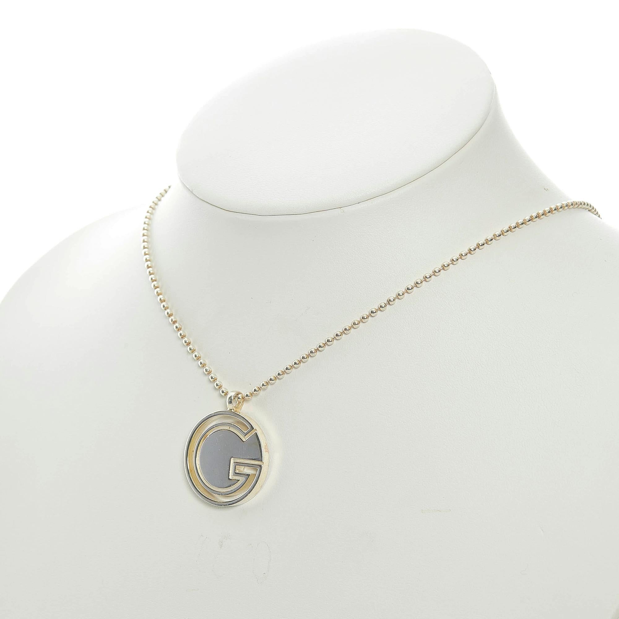 Gucci G Round Pendant Necklace (SHG-30560)
