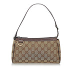 Gucci GG Abbey D-Ring Canvas Baguette (SHG-29572)