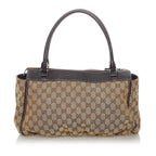 Gucci GG Abbey-D Ring Canvas Tote Bag (SHG-30364)