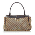 Gucci GG Abbey-D Ring Canvas Tote Bag (SHG-30364)