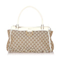 Gucci GG Abbey-D Ring Canvas Tote Bag (SHG-32124)