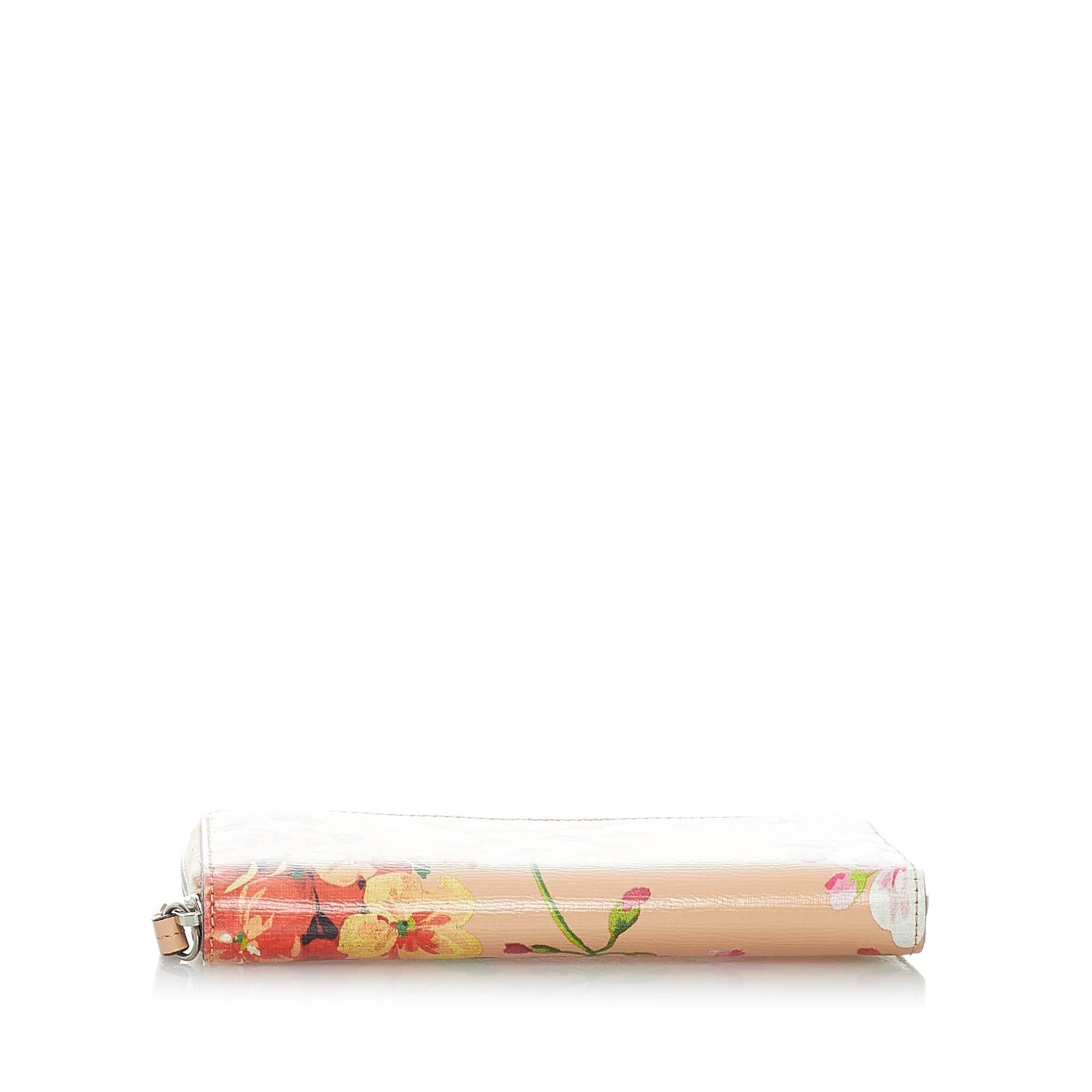 Gucci GG Blooms Zip Around Long Wallet (SHG-32346)