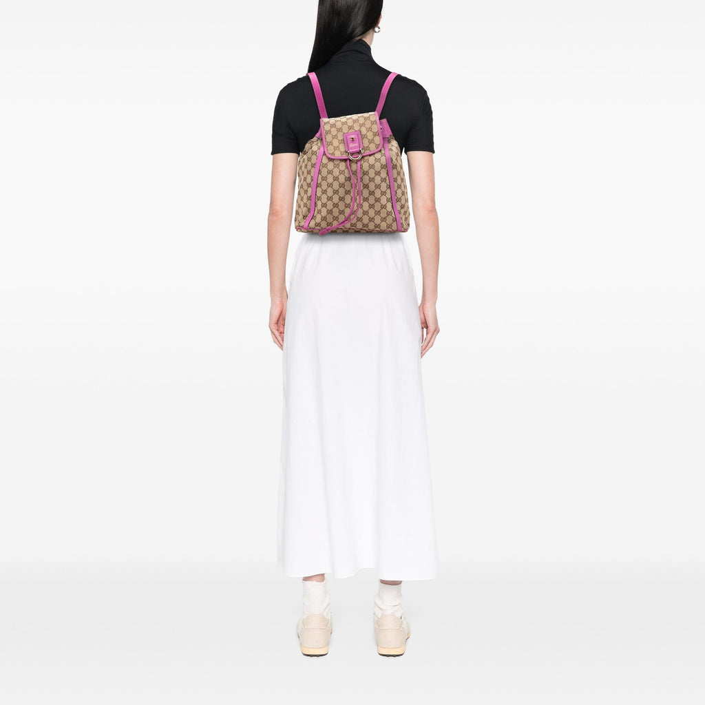 Gucci GG Canvas Abbey D Ring Backpack