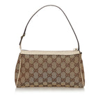 Gucci GG Canvas Abbey D-Ring Baguette (SHG-33038)