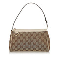 Gucci GG Canvas Abbey D-Ring Baguette (SHG-33038)