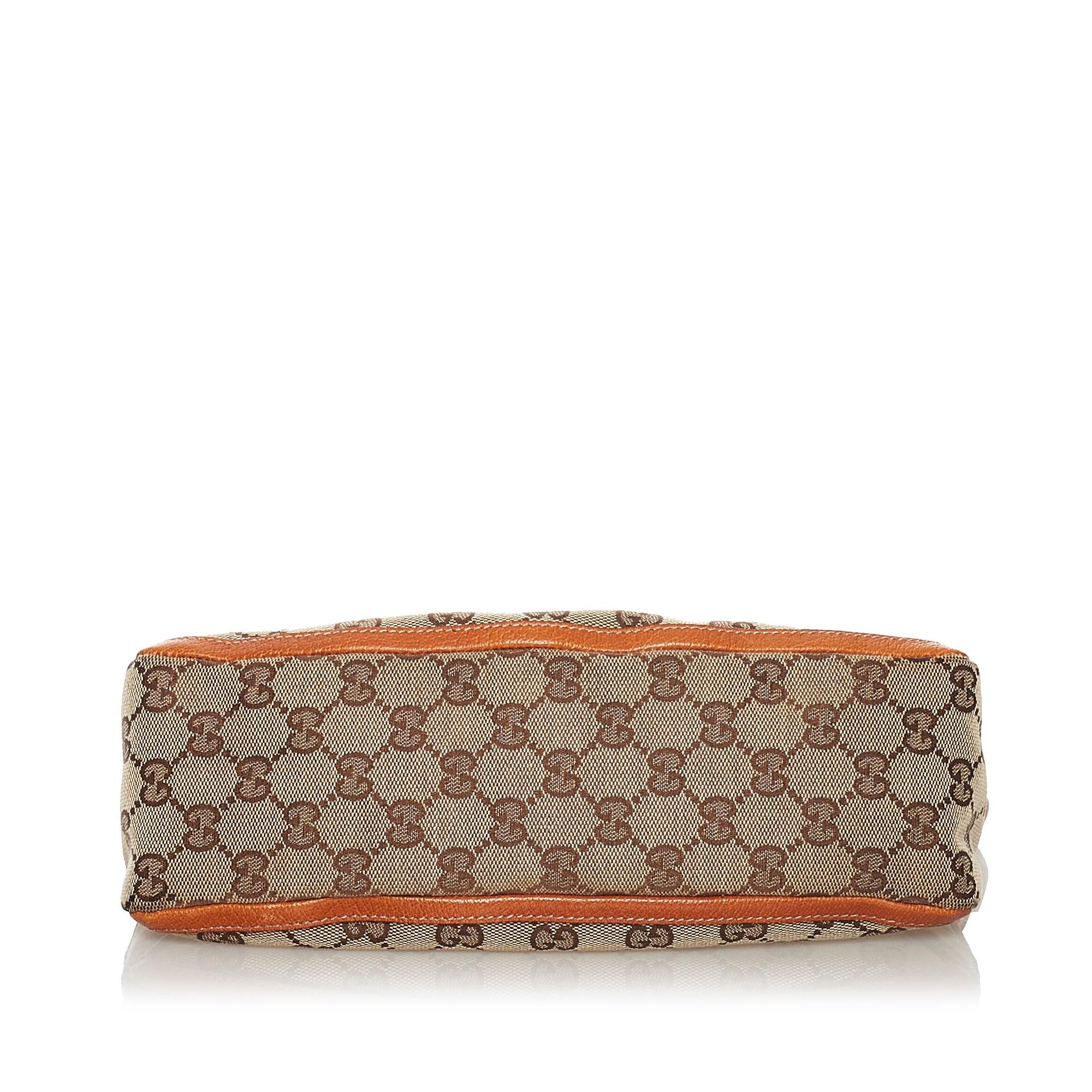 Gucci GG Canvas Abbey D-Ring Baguette (SHG-33748)
