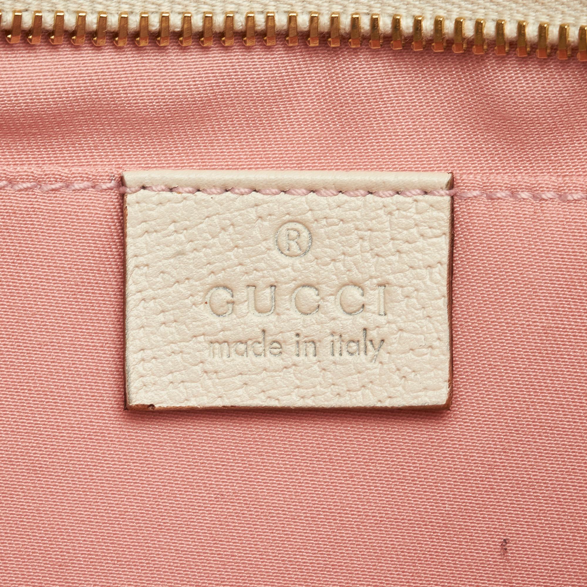 Gucci GG Canvas Abbey D-Ring Baguette (SHG-O6AhCn)