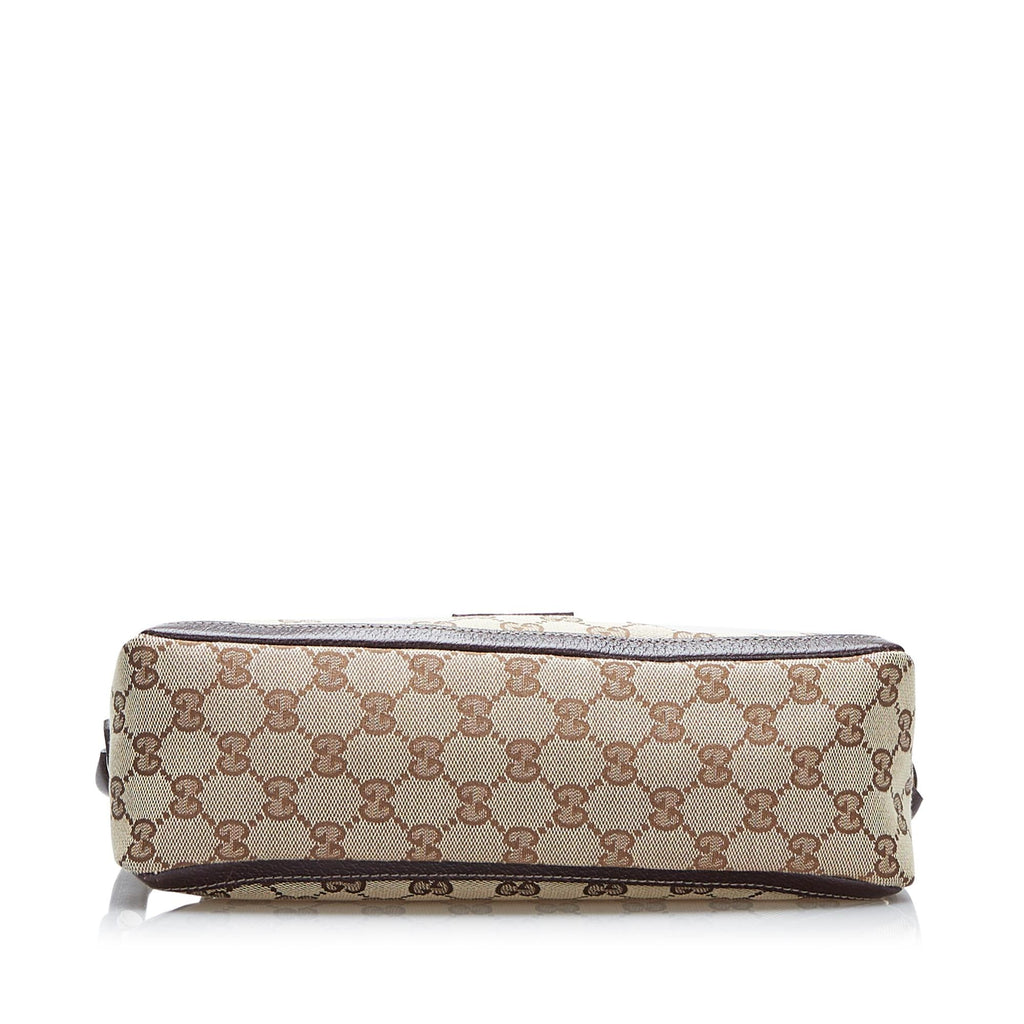 Gucci GG Canvas Abbey D-Ring Baguette (SHG-fGjZS8)