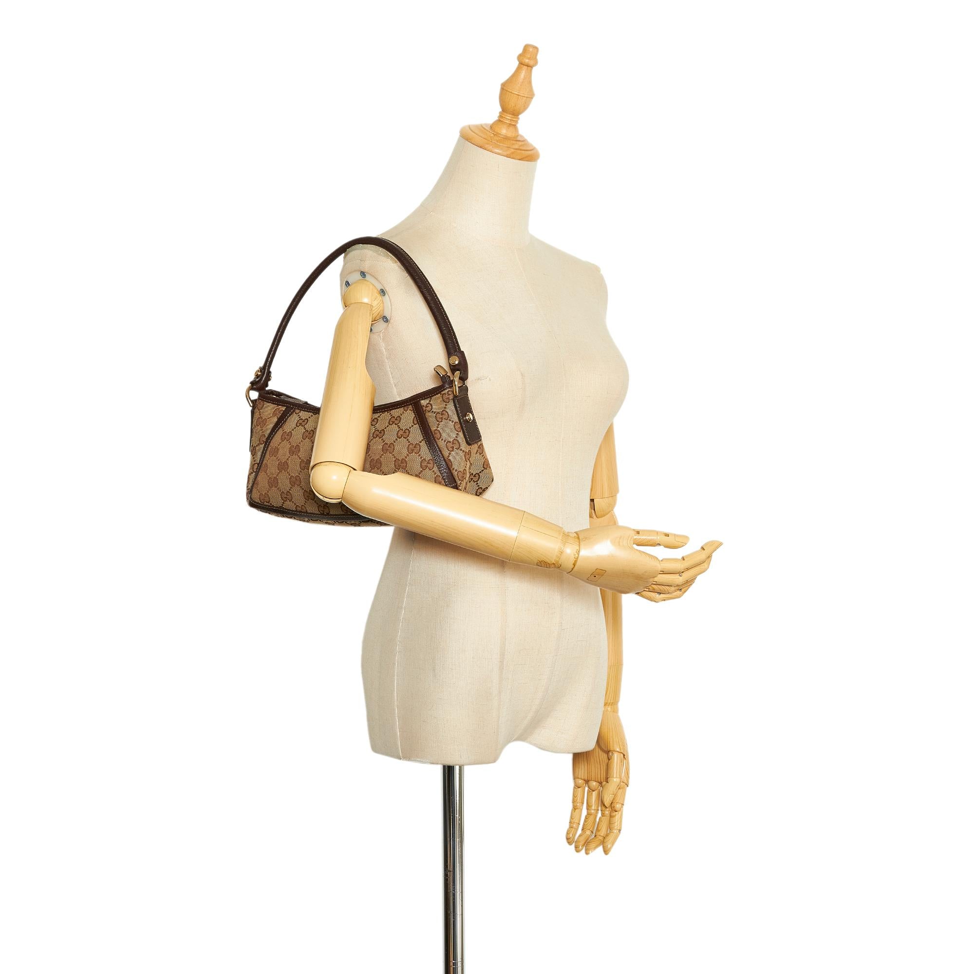 Gucci GG Canvas Abbey D-Ring Baguette (SHG-fGjZS8)