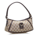 Gucci GG Canvas Abbey D-Ring Baguette (SHG-fGjZS8)