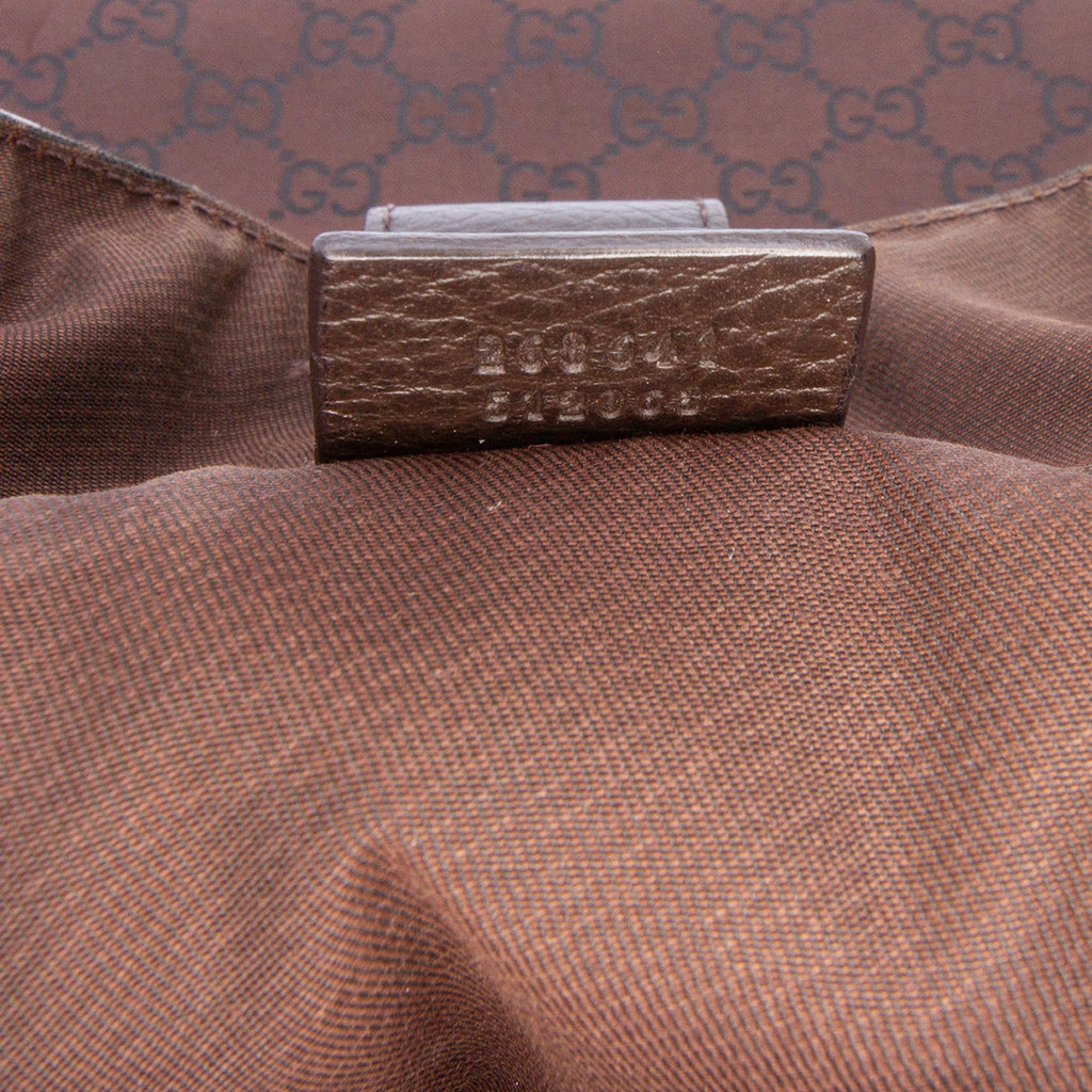 Gucci GG Canvas Abbey D Ring Convertible Satchel