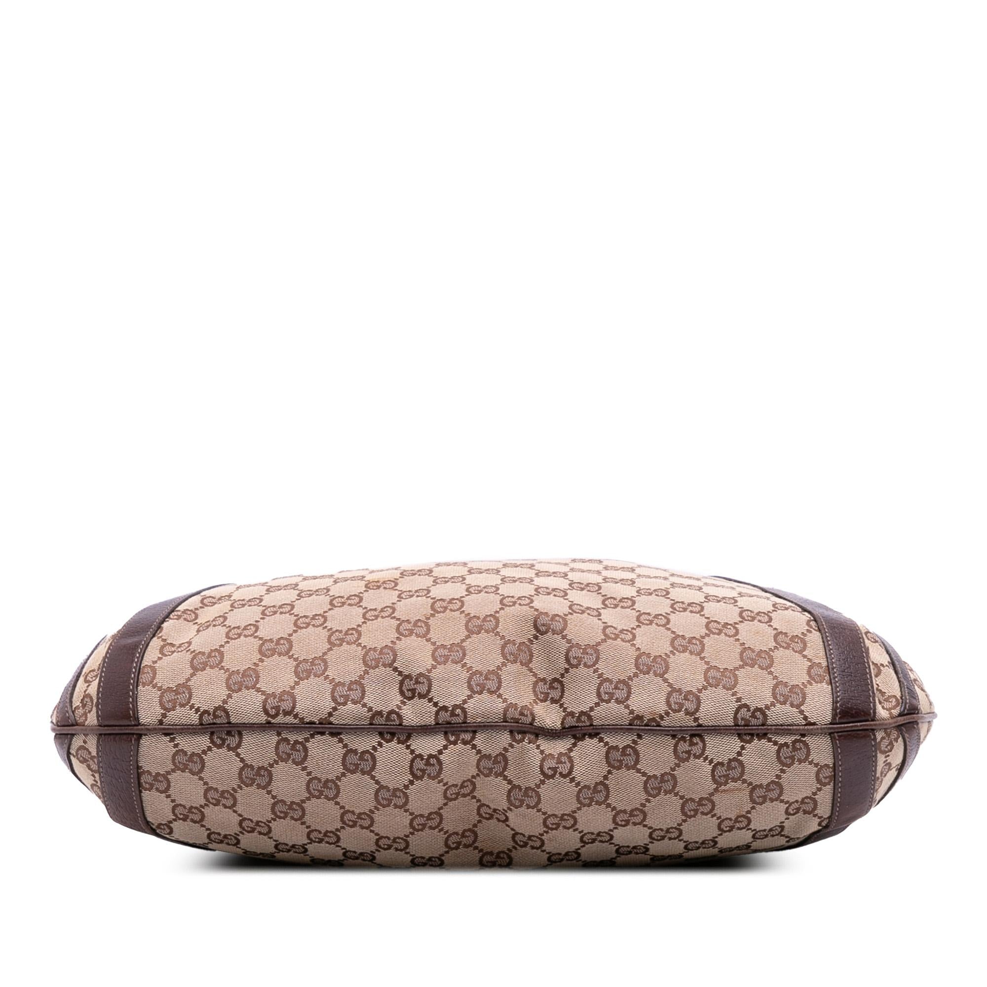 Gucci GG Canvas Abbey D Ring Convertible Satchel