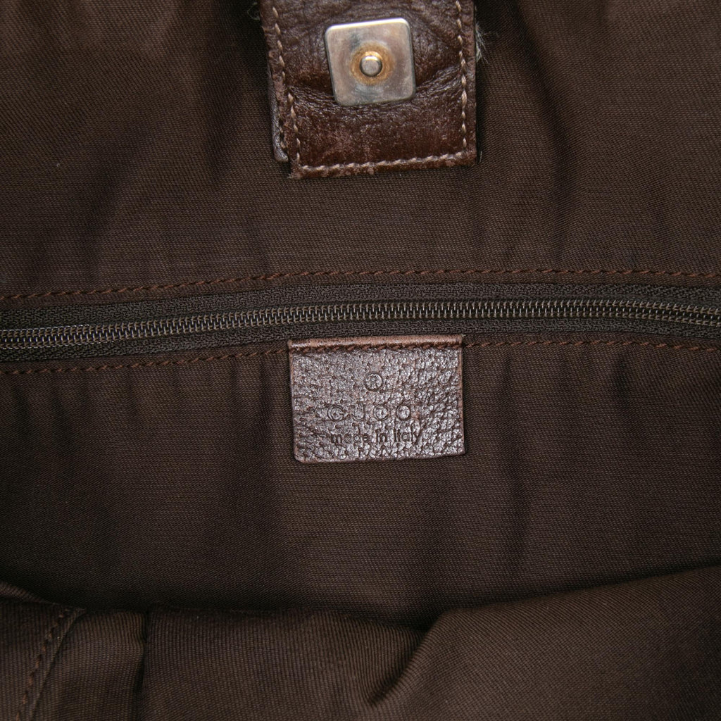 Gucci GG Canvas Abbey D Ring Convertible Satchel
