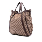 Gucci GG Canvas Abbey D Ring Convertible Satchel