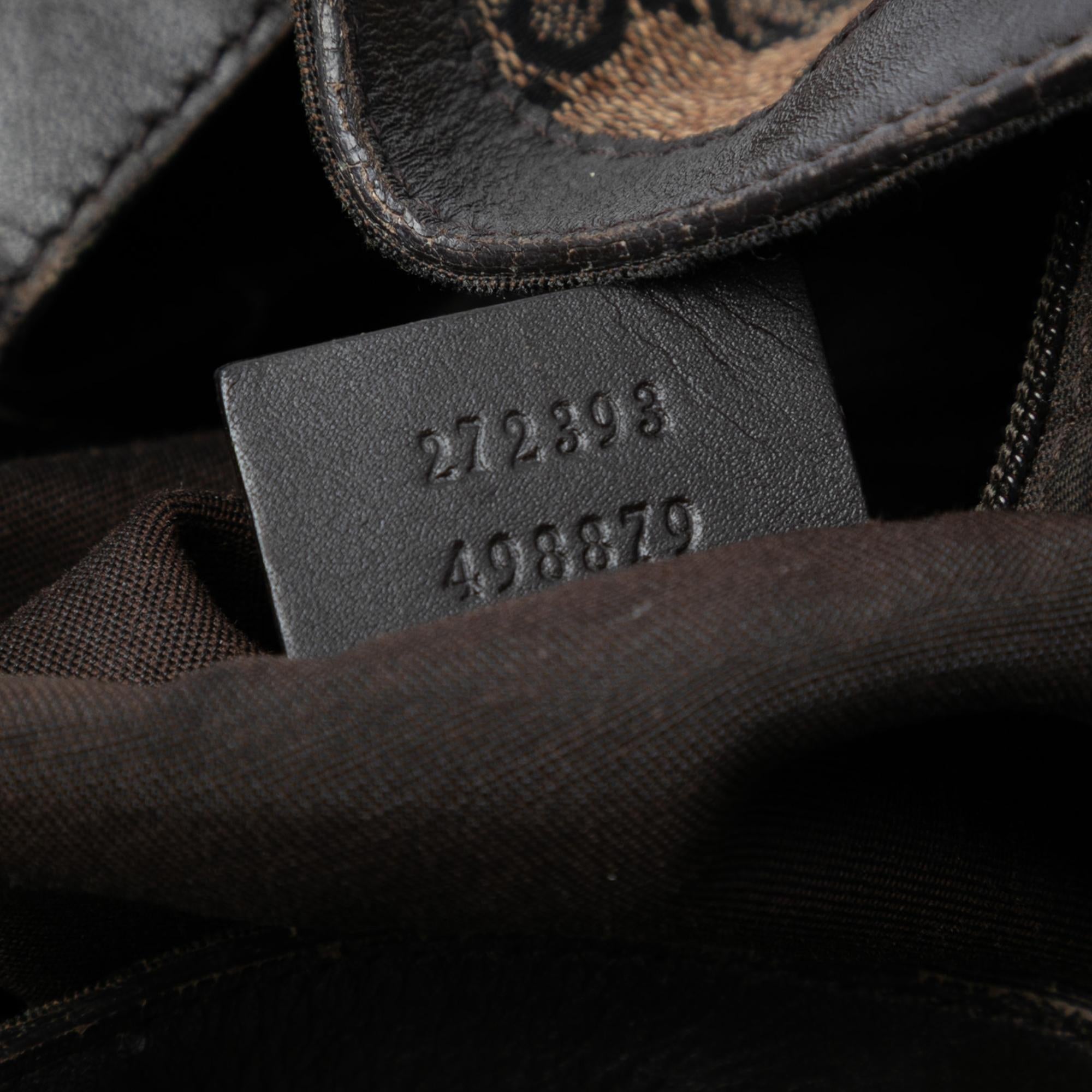 Gucci GG Canvas Abbey D Ring Convertible Satchel
