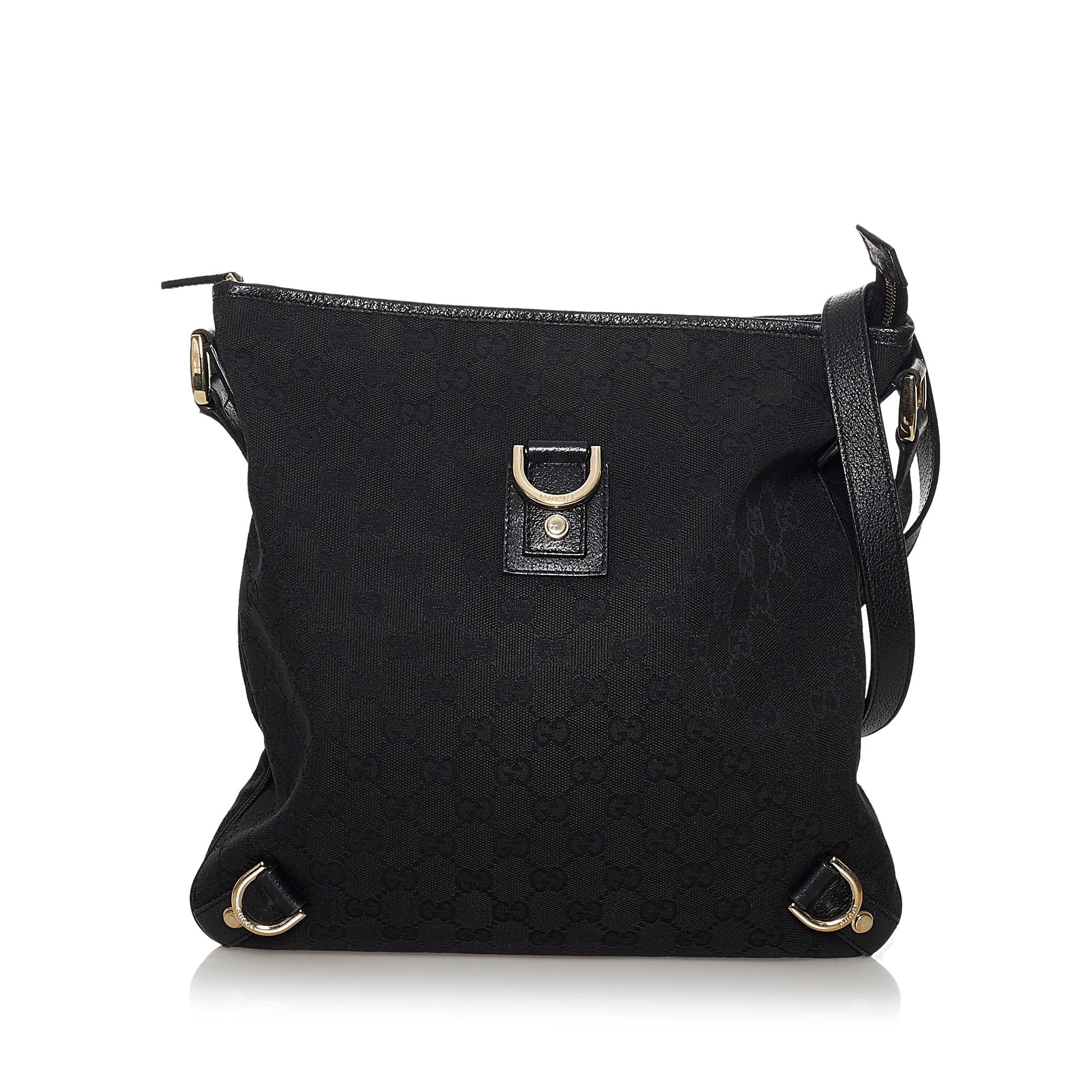 Gucci GG Canvas Abbey D-Ring Crossbody Bag (SHG-29759)