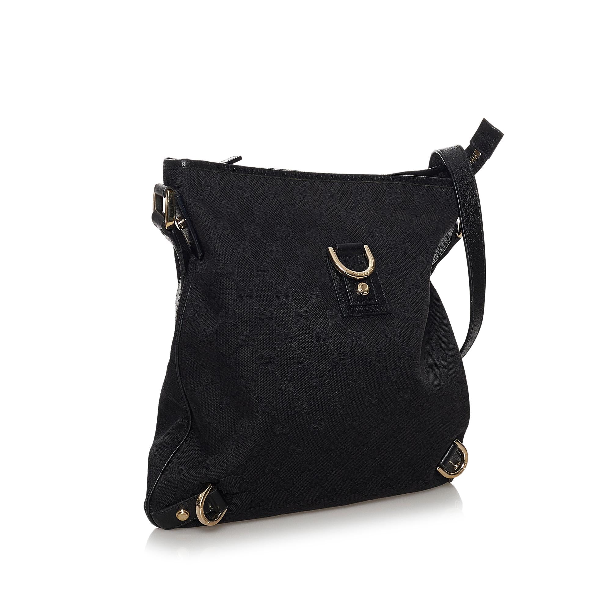Gucci GG Canvas Abbey D-Ring Crossbody Bag (SHG-29759)