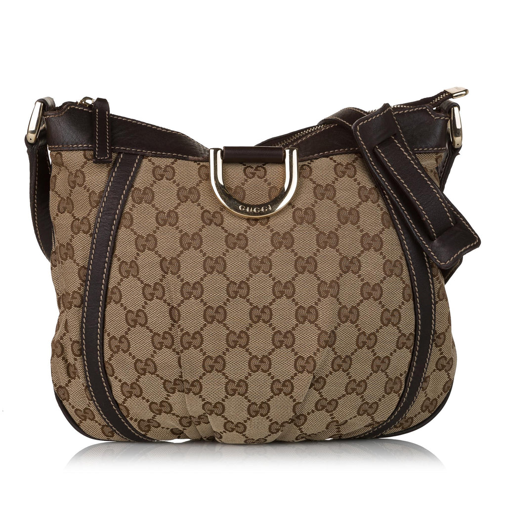 Gucci GG Canvas Abbey D-Ring Crossbody Bag (SHG-31276)