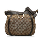 Gucci GG Canvas Abbey D-Ring Crossbody Bag (SHG-ThMn65)