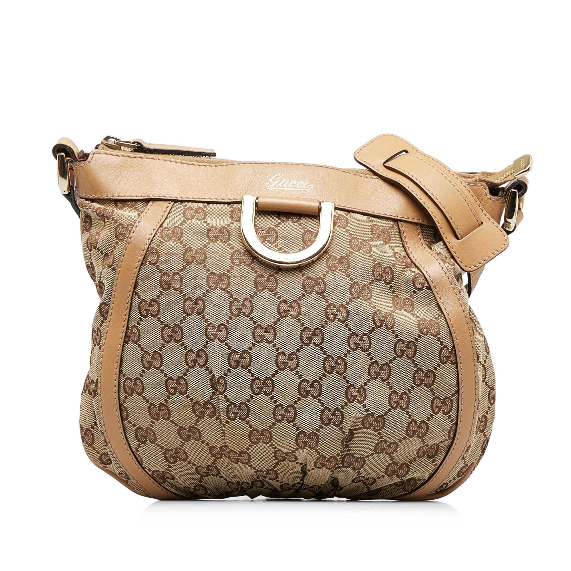 Gucci GG Canvas Abbey D Ring Crossbody (SHG-gkERUr)