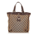 Gucci GG Canvas Abbey D-Ring Handbag (SHG-28190)