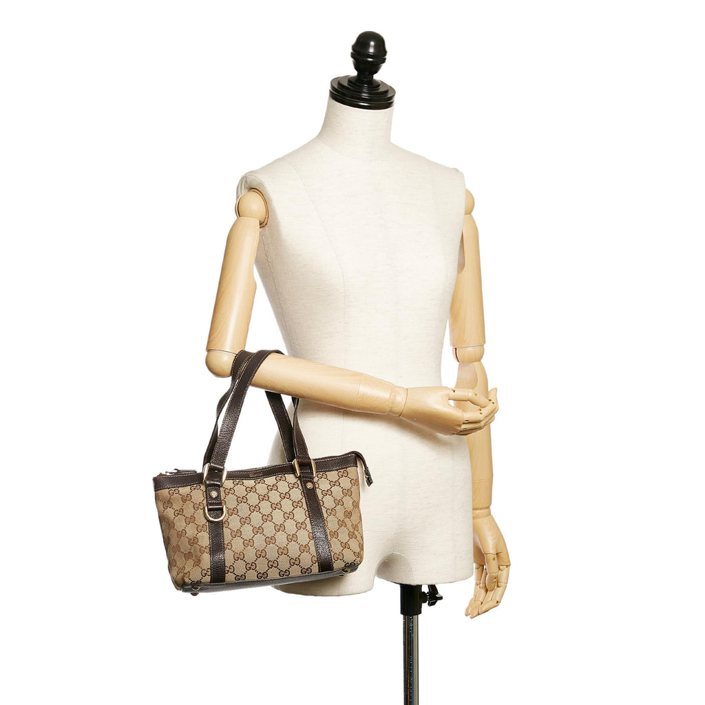 Gucci GG Canvas Abbey D-Ring Handbag (SHG-29791)