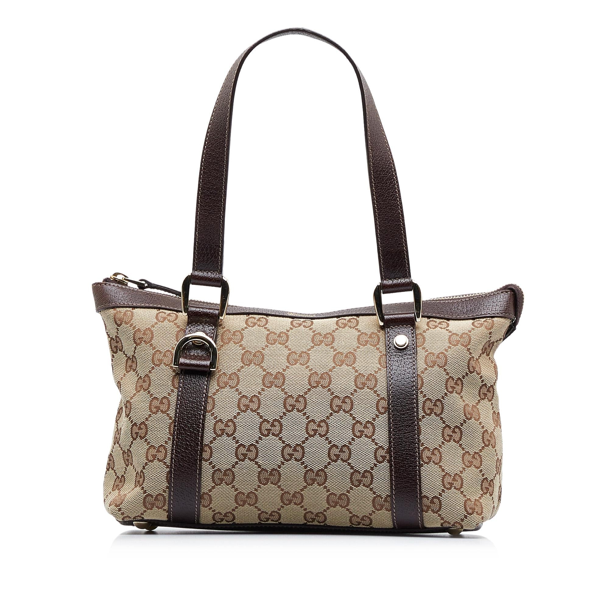Gucci GG Canvas Abbey D-Ring Handbag (SHG-UGK58w)