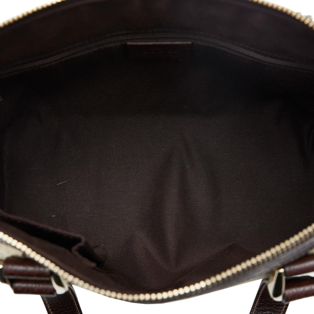 Gucci GG Canvas Abbey D-Ring Handbag (SHG-UGK58w)