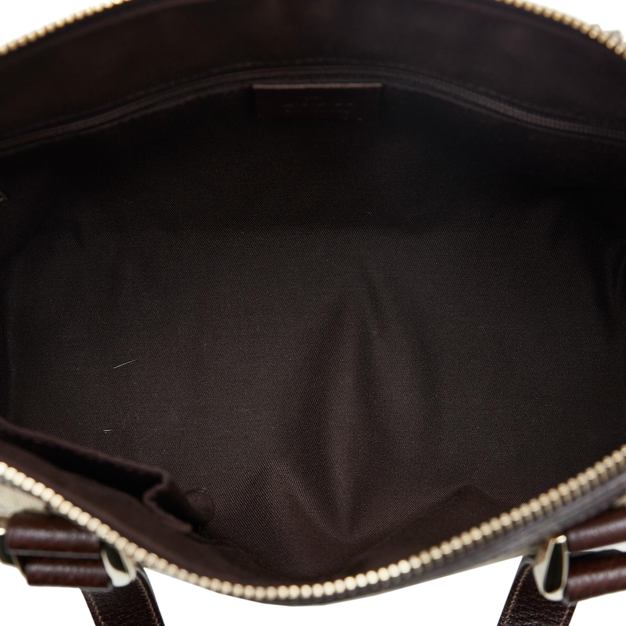 Gucci GG Canvas Abbey D-Ring Handbag (SHG-UGK58w)