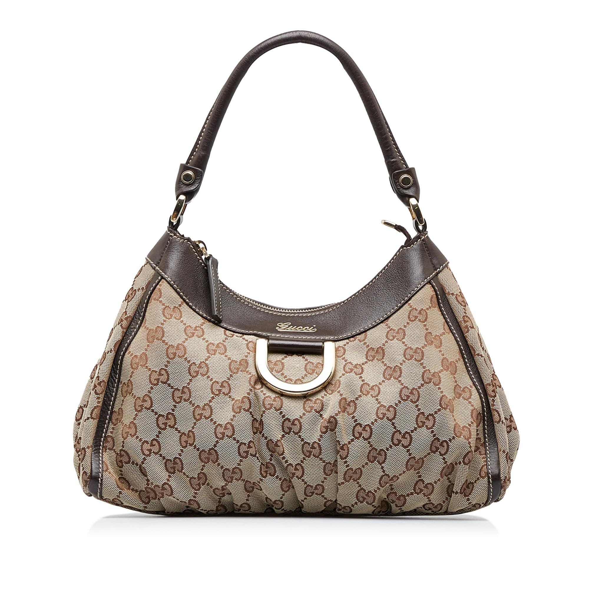 Gucci GG Canvas Abbey D-Ring Handbag (SHG-GBqf3P)