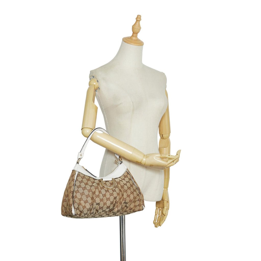 Gucci GG Canvas Abbey D-Ring Handbag (SHG-y077X0)