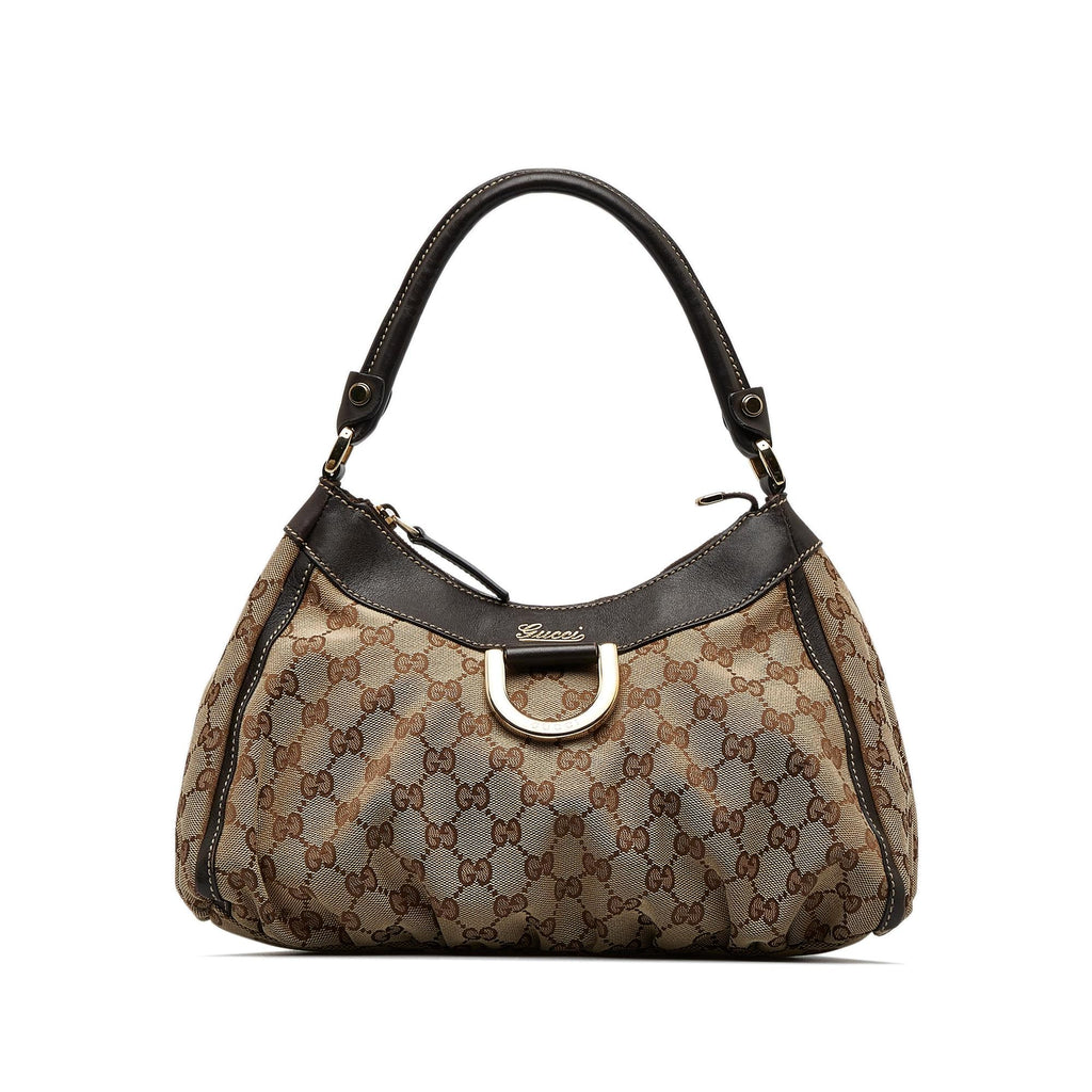 Gucci GG Canvas Abbey D-Ring Handbag (SHG-vki0C5)