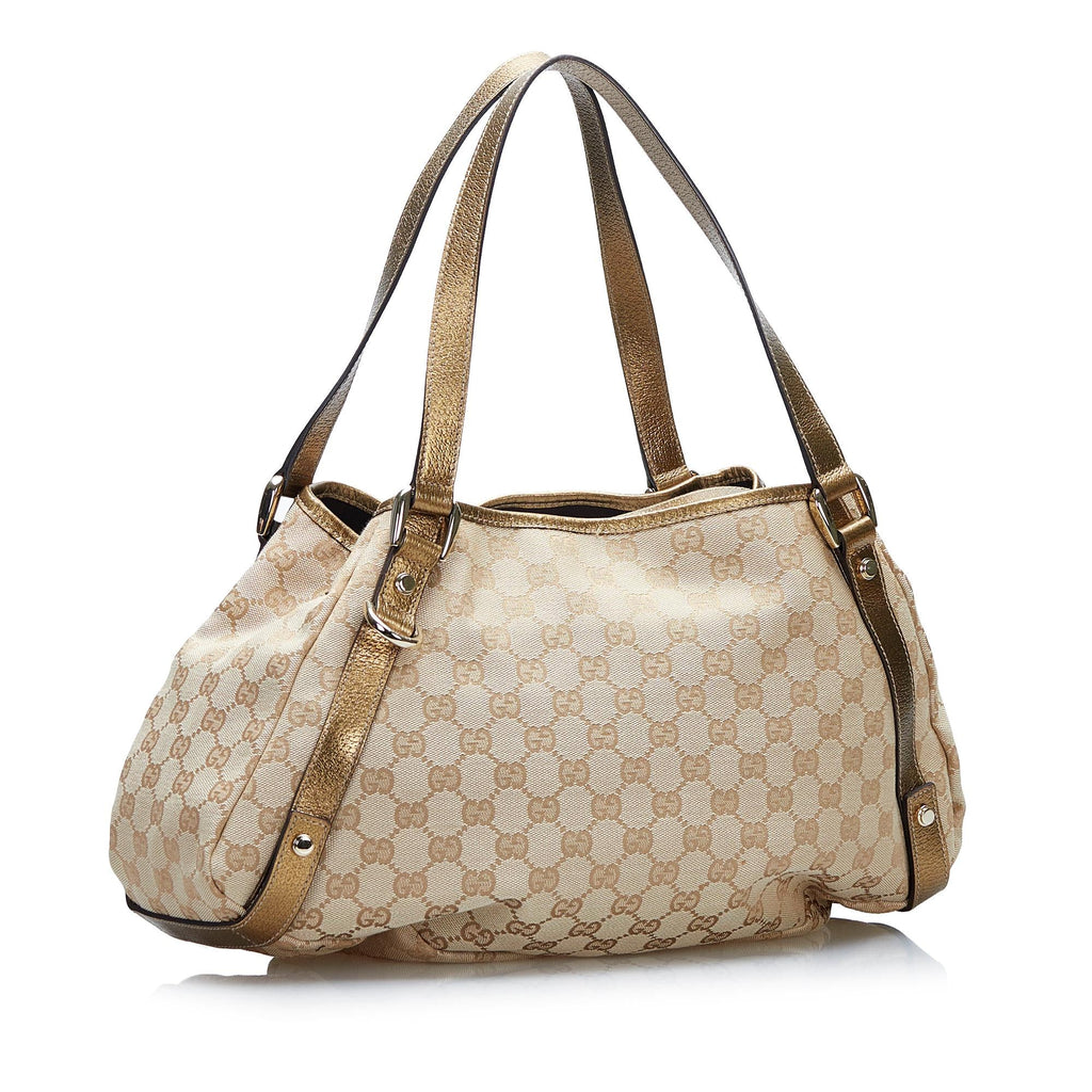 Gucci GG Canvas Abbey D-Ring Hobo (SHG-P6MVMY)
