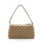 Gucci GG Canvas Abbey D Ring Pochette (SHF-1r8ajC)