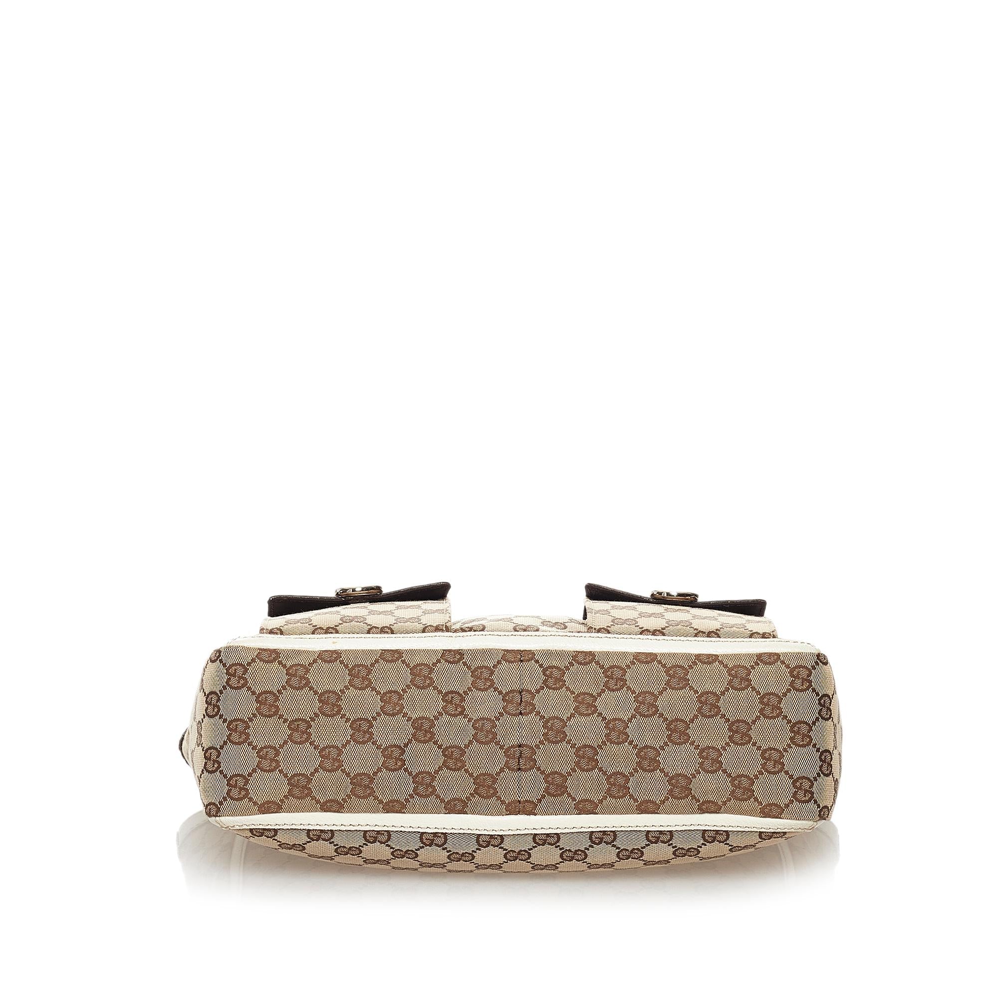 Gucci GG Canvas Abbey D-Ring Pocket Tote Bag (SHG-31348)