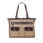 Gucci GG Canvas Abbey D Ring Pocket Tote