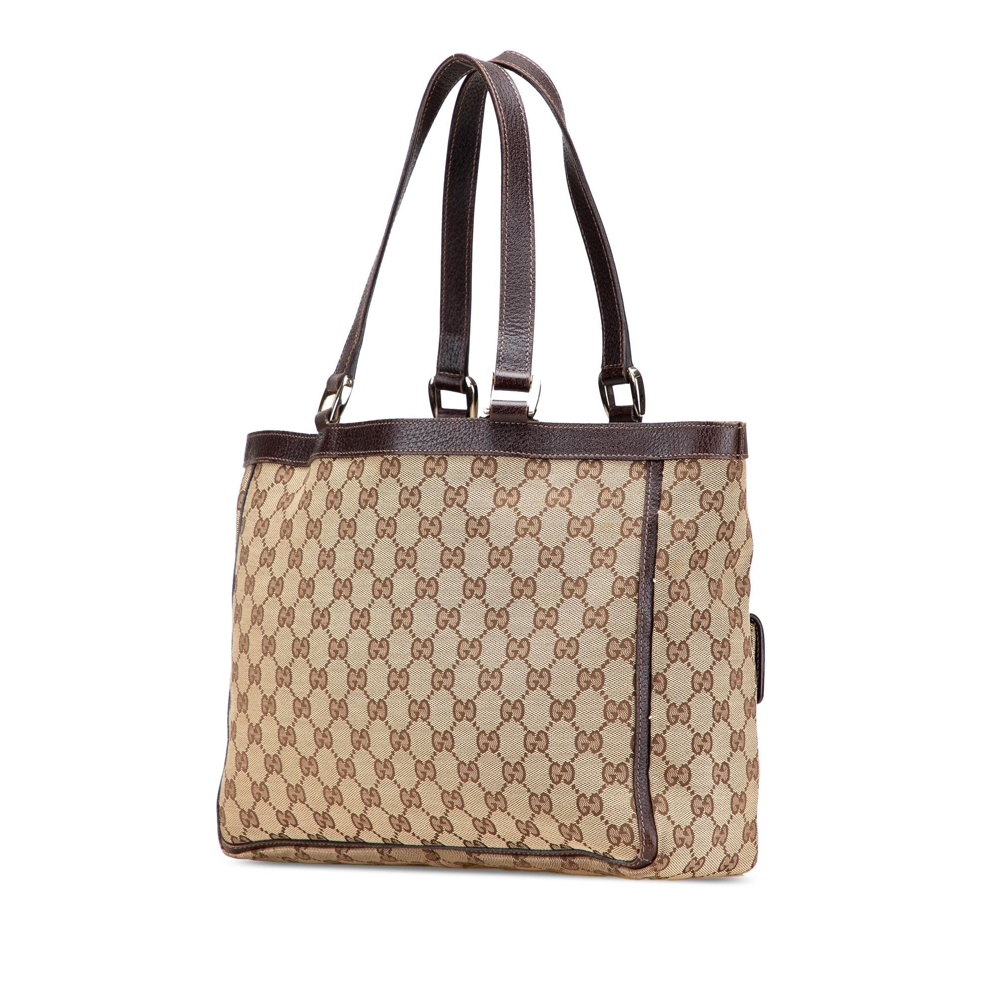Gucci GG Canvas Abbey D Ring Pocket Tote