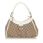 Gucci GG Canvas Abbey D-Ring Shoulder Bag (SHG-22689)
