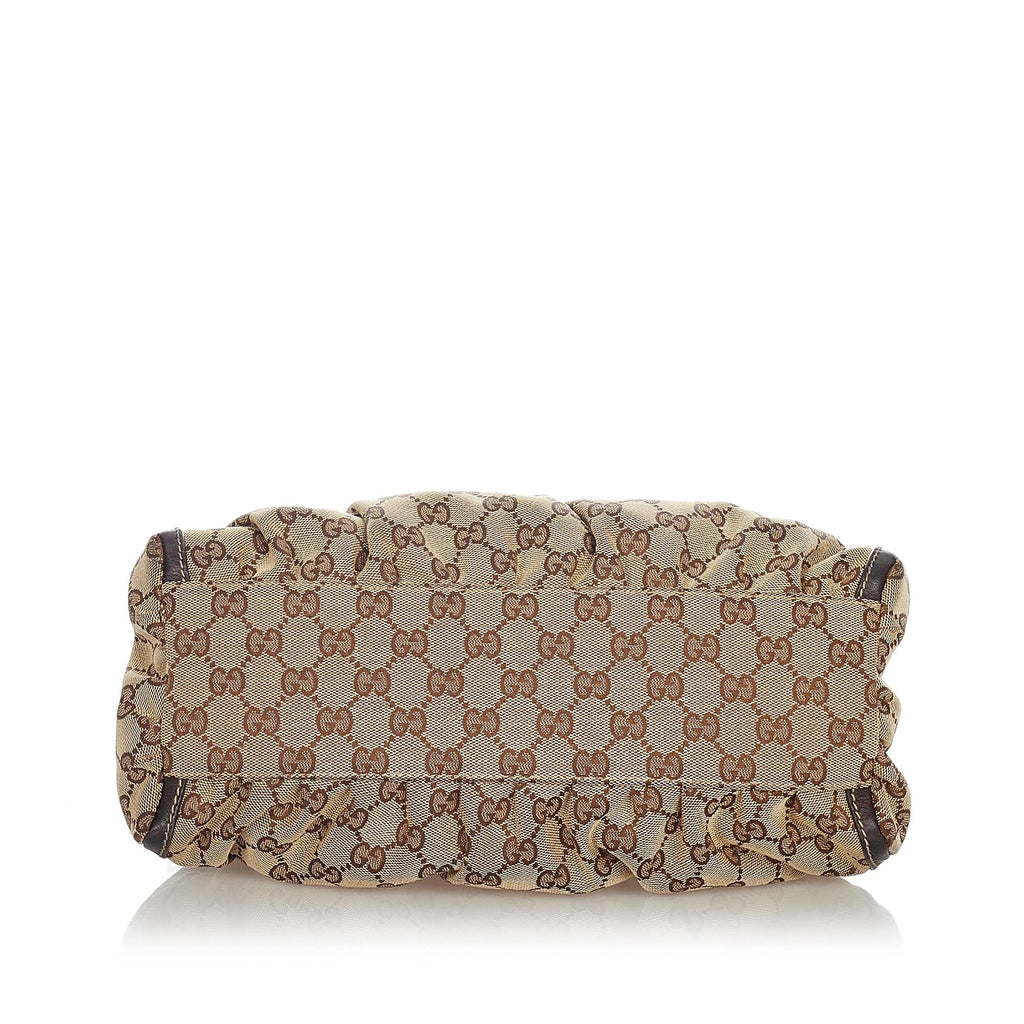 Gucci GG Canvas Abbey D-Ring Shoulder Bag (SHG-23632)