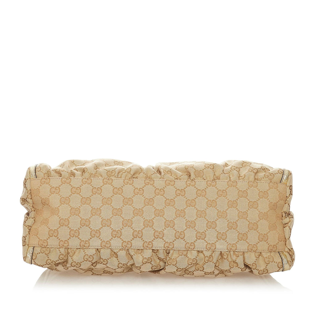 Gucci GG Canvas Abbey D-Ring Shoulder Bag (SHG-27540)