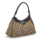Gucci GG Canvas Abbey D-Ring Shoulder Bag (SHG-29860)