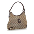Gucci GG Canvas Abbey D-Ring Shoulder Bag (SHG-30006)