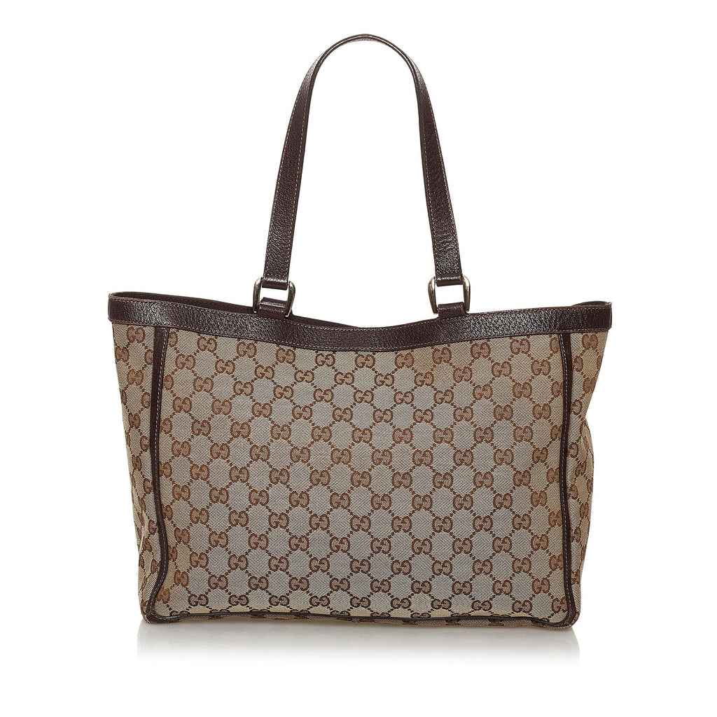 Gucci GG Canvas Abbey D-Ring Shoulder Bag (SHG-30118)