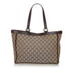 Gucci GG Canvas Abbey D-Ring Shoulder Bag (SHG-30118)