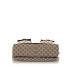 Gucci GG Canvas Abbey D-Ring Shoulder Bag (SHG-30118)