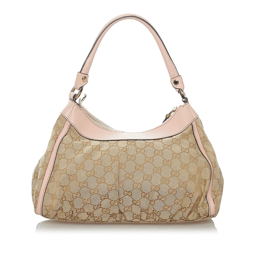 Gucci GG Canvas Abbey D-Ring Shoulder Bag (SHG-30194)