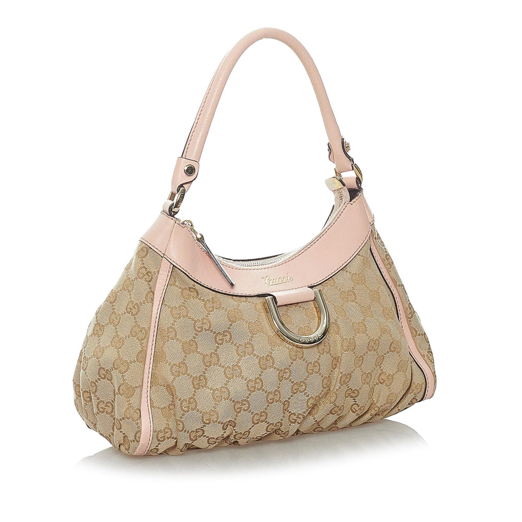 Gucci GG Canvas Abbey D-Ring Shoulder Bag (SHG-30194)