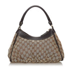 Gucci GG Canvas Abbey D-Ring Shoulder Bag (SHG-30748)