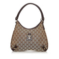Gucci GG Canvas Abbey D-Ring Shoulder Bag (SHG-30808)