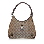 Gucci GG Canvas Abbey D-Ring Shoulder Bag (SHG-30808)